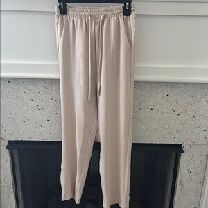 Elegant Cream Women's Pants